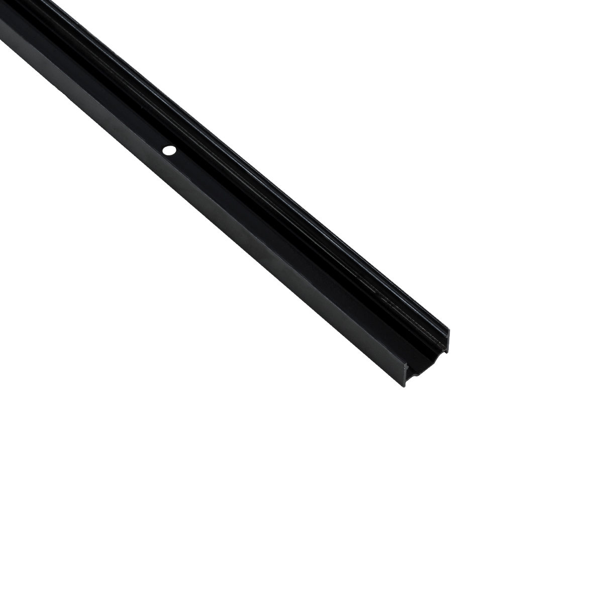 GLOBOSTAR® NEONIO-A 90767-3M Βάση Στήριξης για Neon Flex LED Αδιάβροχο IP65 - Μαύρο Ματ - Μ300 x Π1.6 x Υ1.1cm