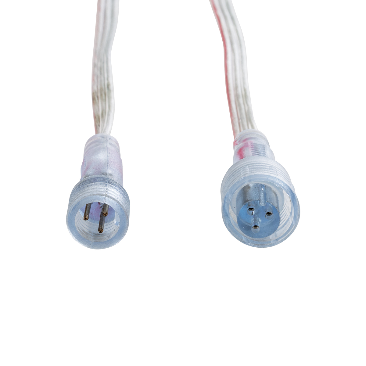 GLOBOSTAR® NEONIO 90769 Σύνδεσμος για Neon Flex LED Αδιάβροχο IP65 - Διάφανο - Μ15 x Π1.5 x Υ1.5cm