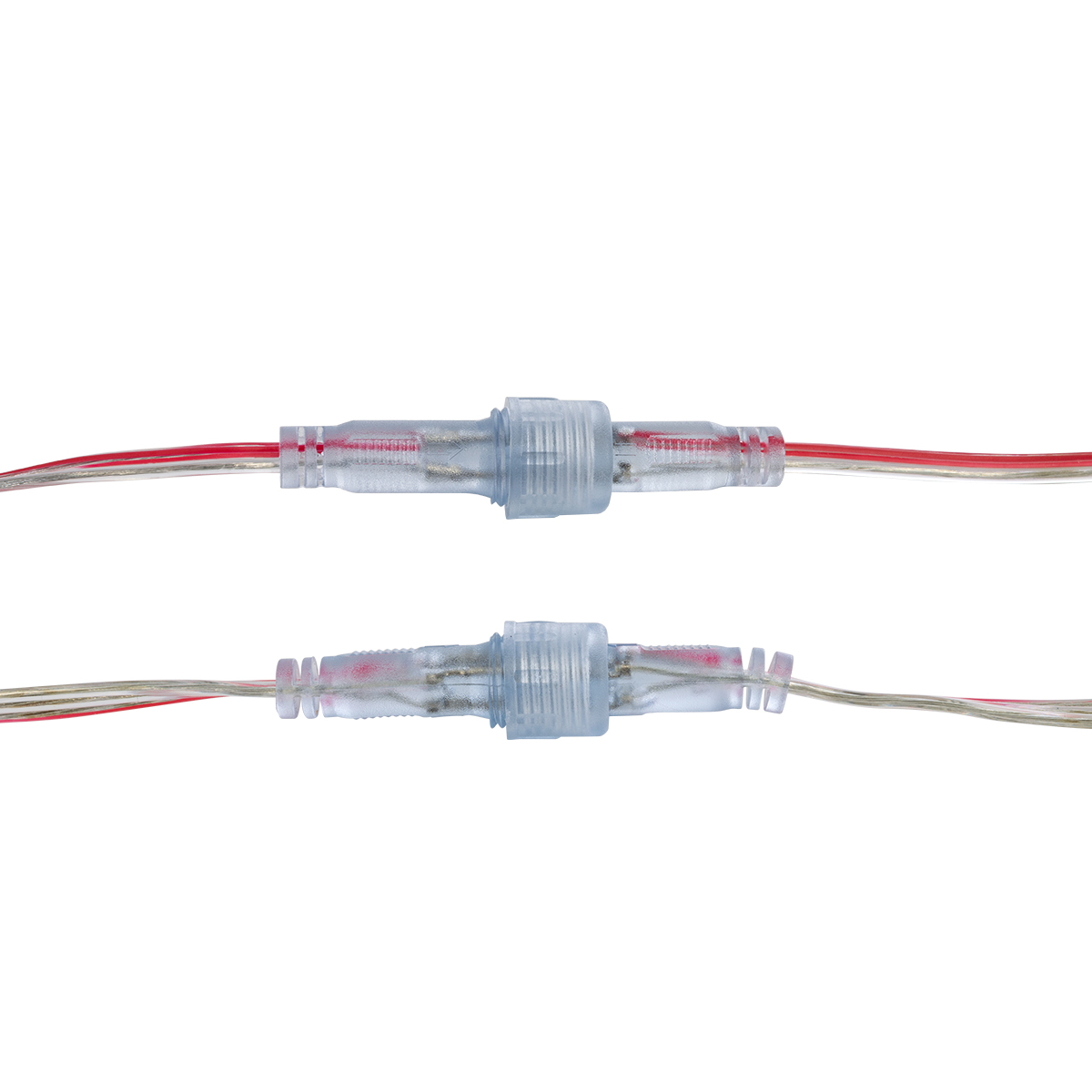 GLOBOSTAR® NEONIO 90769 Σύνδεσμος για Neon Flex LED Αδιάβροχο IP65 - Διάφανο - Μ15 x Π1.5 x Υ1.5cm