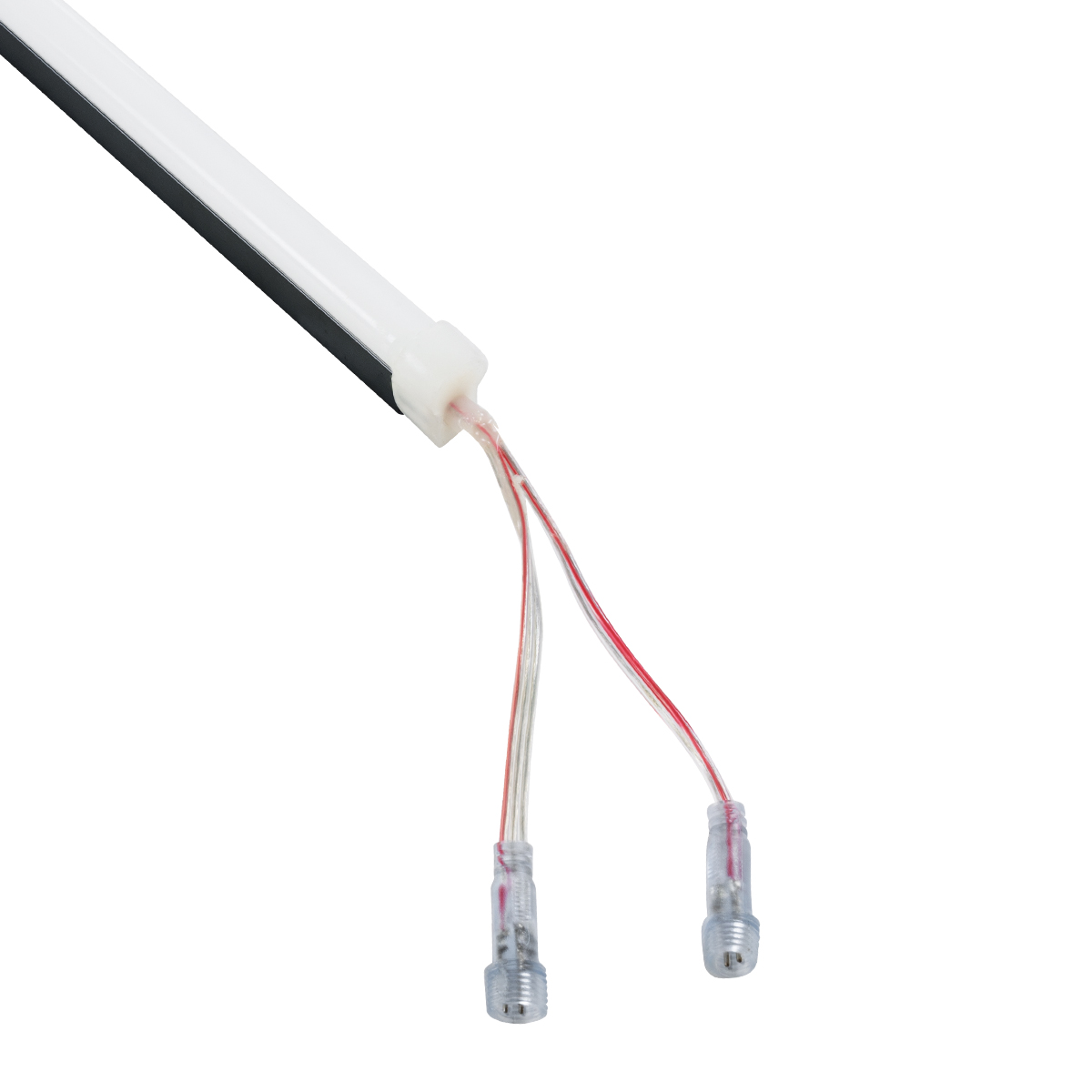 GLOBOSTAR® NEONIO-C 90775-3M Βάση Στήριξης για Neon Flex LED Αδιάβροχο IP65 - Μαύρο Ματ - Μ300 x Π1.2 x Υ1.3cm