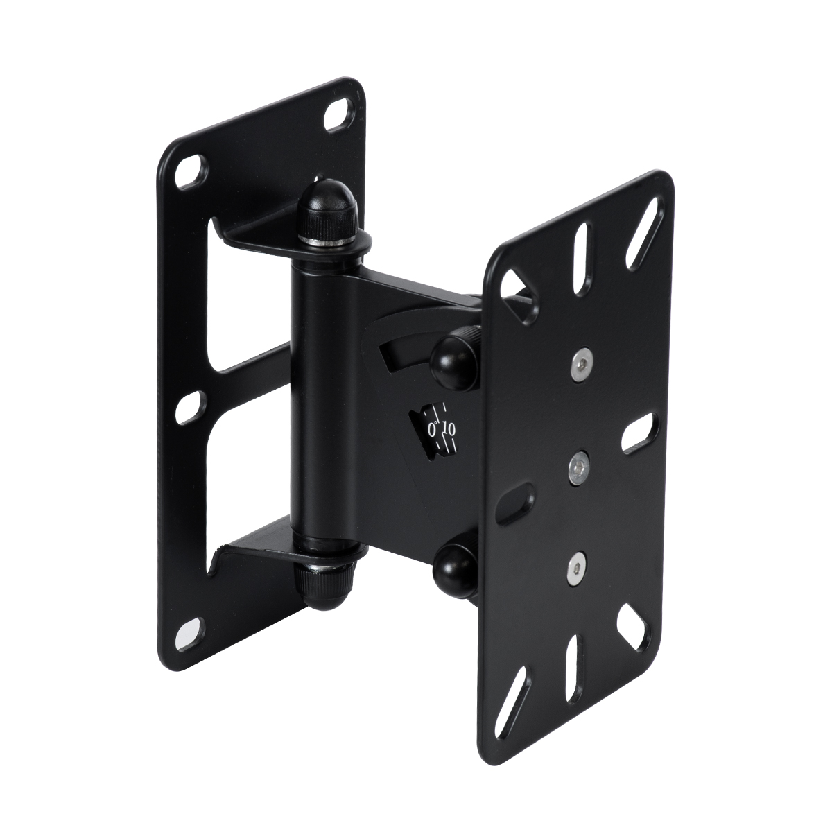 GLOBOSTAR® FDB WB2 98030 Επιτοίχια Ρυθμιζόμενη Βάση για Τοποθέτηση Ηχείων - IP20 - Μαύρο - Μ9.5 x Π11.5 x Υ16cm - Σετ 2 Τεμαχίων