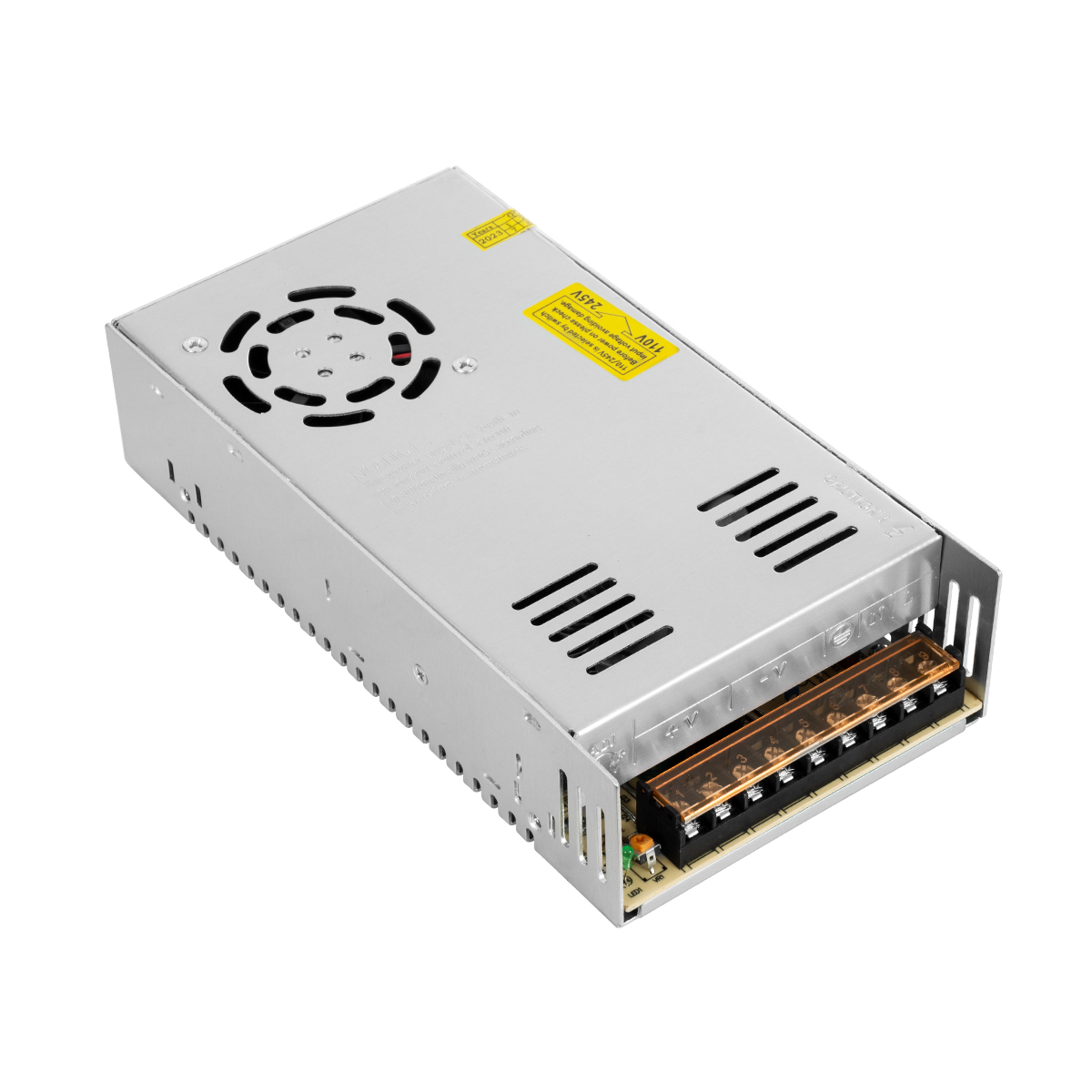 GLOBOSTAR® LUMIVOLT 73022 Τροφοδοτικό/Μετασχηματιστής PELV 350W 70A DC 5V IP20 - AC 220-240V σε DC 5V / Ρυθμιζόμενo από DC 4V έως DC 6V - Μ21.5 x Π11.5 x Υ5cm - 3 Χρόνια Εγγύηση