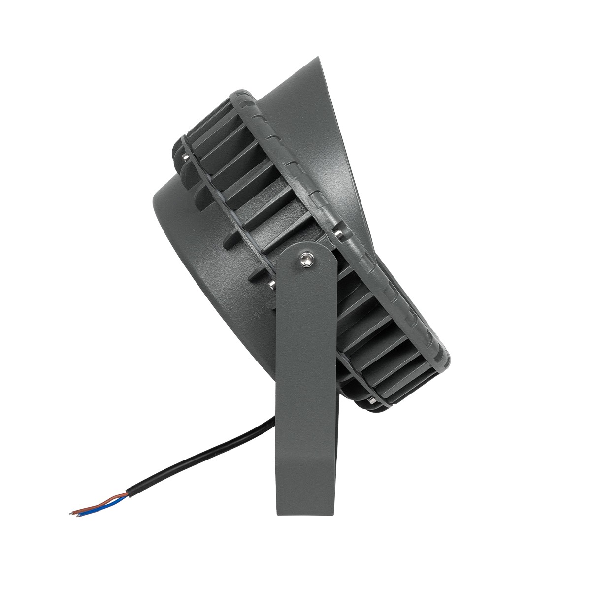 GLOBOSTAR® TREEVINA 90359 Φωτιστικό Σποτ με Αντιθαμβωτική Γρίλια για Φυτά - Δέντρα με Βάση Κήπου / Καρφωτό LED 24W 2040lm 10° DC 24V Αδιάβροχο IP65 Ultra Θερμό Λευκό 2200K Dimmable - Bridgelux SMD Chip - Γκρι Ανθρακί - Μ21.5 x Π18.3 x Υ14cm - 3 Χρόνια Εγγ