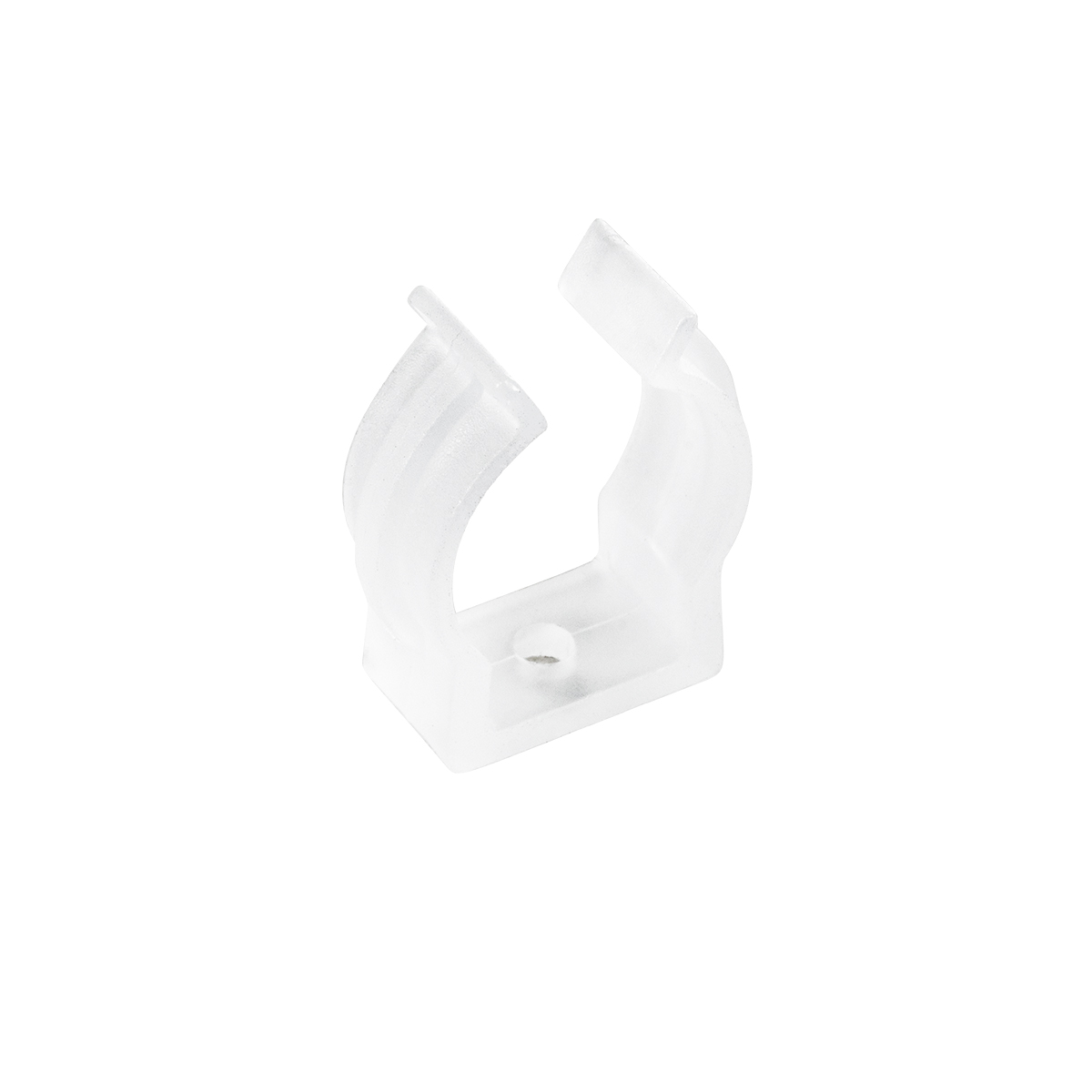 GLOBOSTAR® NEONIO-D 90778 Βάση Στήριξης για Neon Flex LED Αδιάβροχο IP65 - Διάφανο - Μ2.3 x Π2 x Υ2.7cm