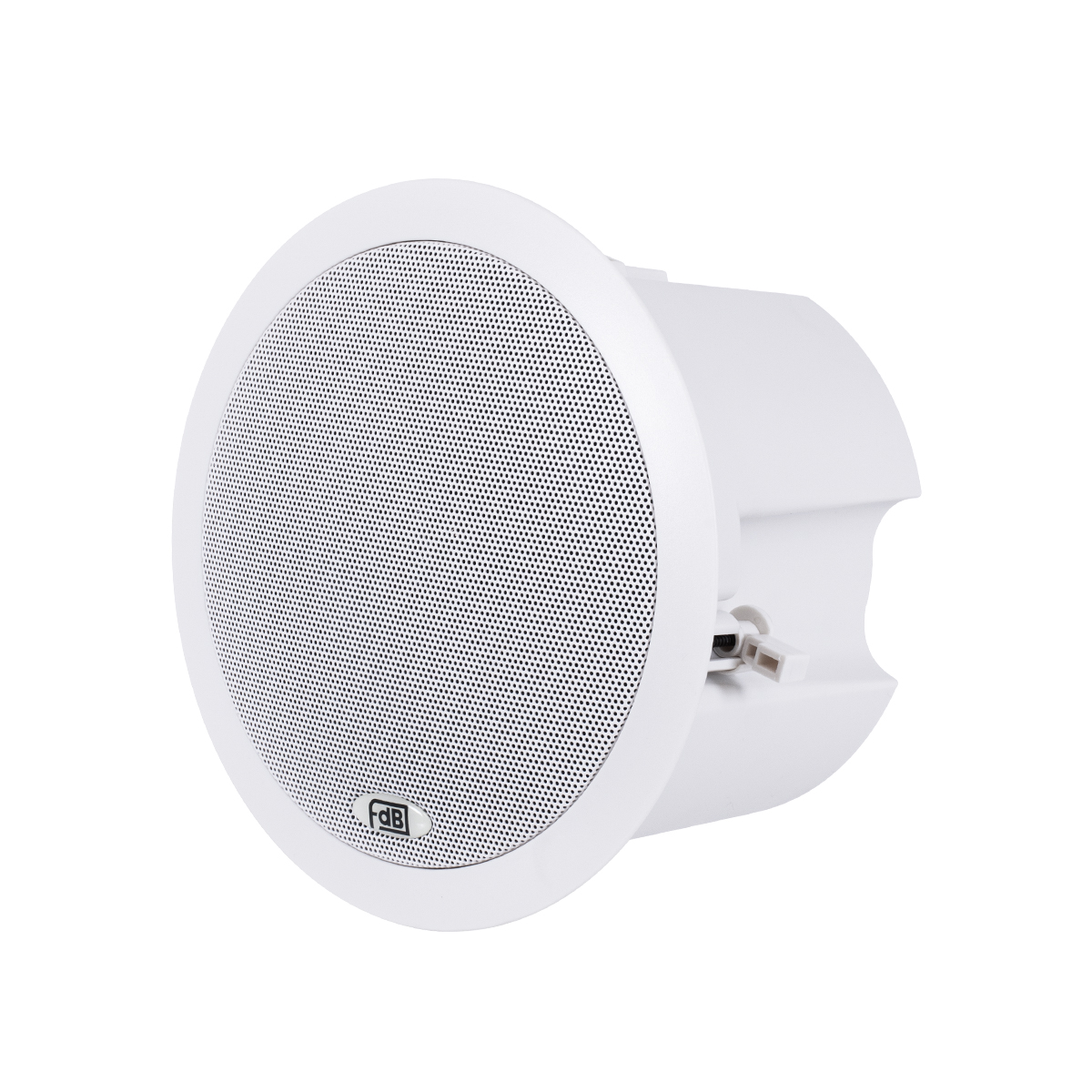 GLOBOSTAR® FDB C600T 98012 Χωνευτό Παθητικό Ηχείο Εγκαταστάσεων με Μετασχηματιστή 100V & 8Ω - 40W RMS (80W Peak) - 1 x 6" Inches LF & 1 x 1" Inches HF - IP20 - Λευκό - Μ23.9 x Π23.9 x Υ15.3cm / Q20.5 x 13.9cm - 2 Χρόνια Εγγύηση