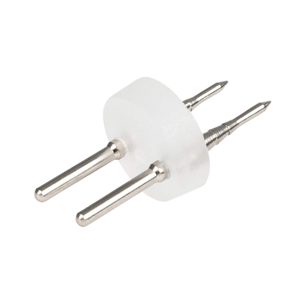 GLOBOSTAR® LIGHTUBE-AB 70650 Καρφάκι Σύνδεσης για Φωτοσωλήνα LED Αδιάβροχο IP65 - Λευκό - Μ2.2 x Π1 x Υ0.4cm