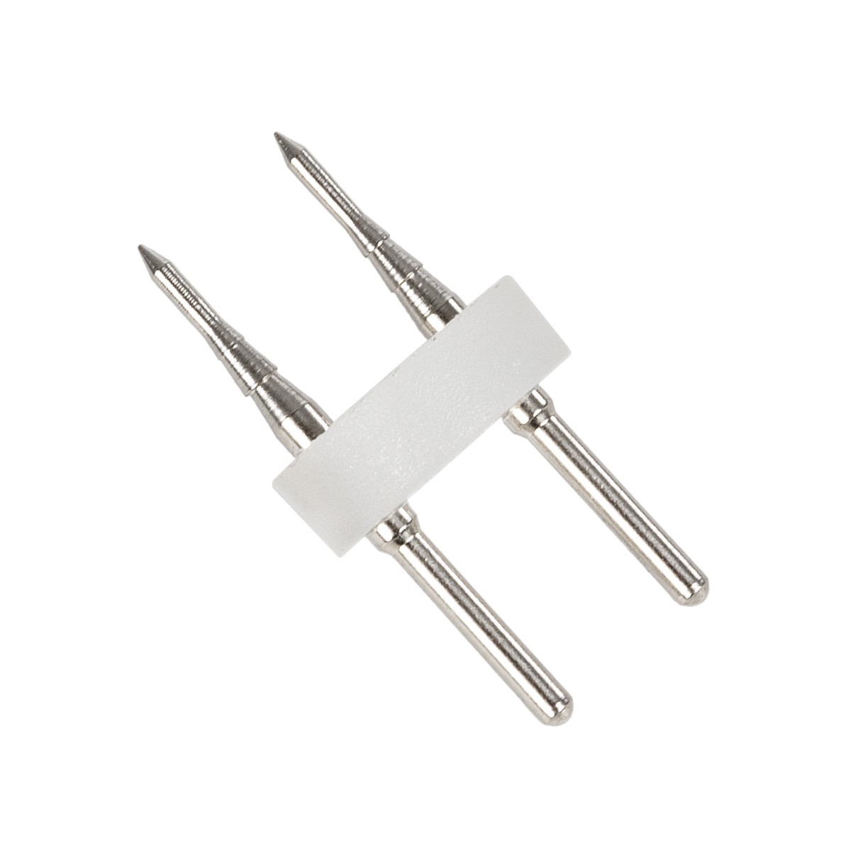 GLOBOSTAR® LIGHTUBE-AB 70650 Καρφάκι Σύνδεσης για Φωτοσωλήνα LED Αδιάβροχο IP65 - Λευκό - Μ2.2 x Π1 x Υ0.4cm