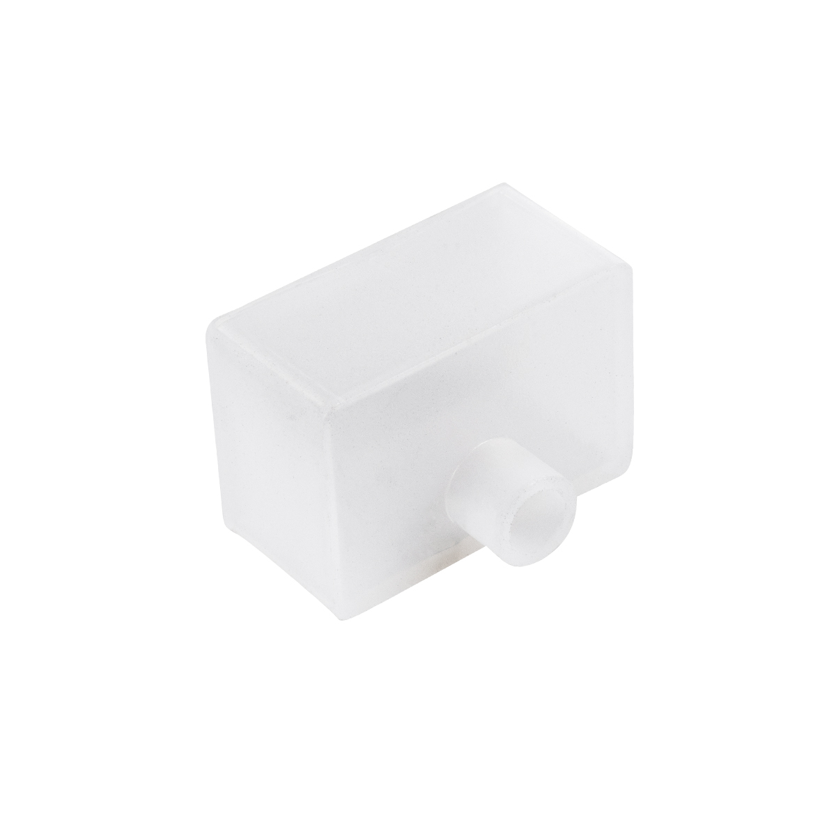 GLOBOSTAR® NEONIO-B 90772 Τάπα Σύνδεσης Τροφοδοσίας για Neon Flex LED Αδιάβροχο IP65 - Διάφανο - Μ2.3 x Π3.2 x Υ2.3cm