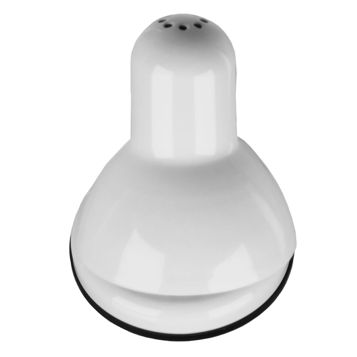 GLOBOSTAR® STUDENT GLB-102-0008 Μοντέρνο Επιτραπέζιο Φωτιστικό Πορτατίφ με Ντουί 1 x E27 AC 220-240V IP20 - Λευκό & Μαύρο - Μ14 x Π14 x Υ32cm