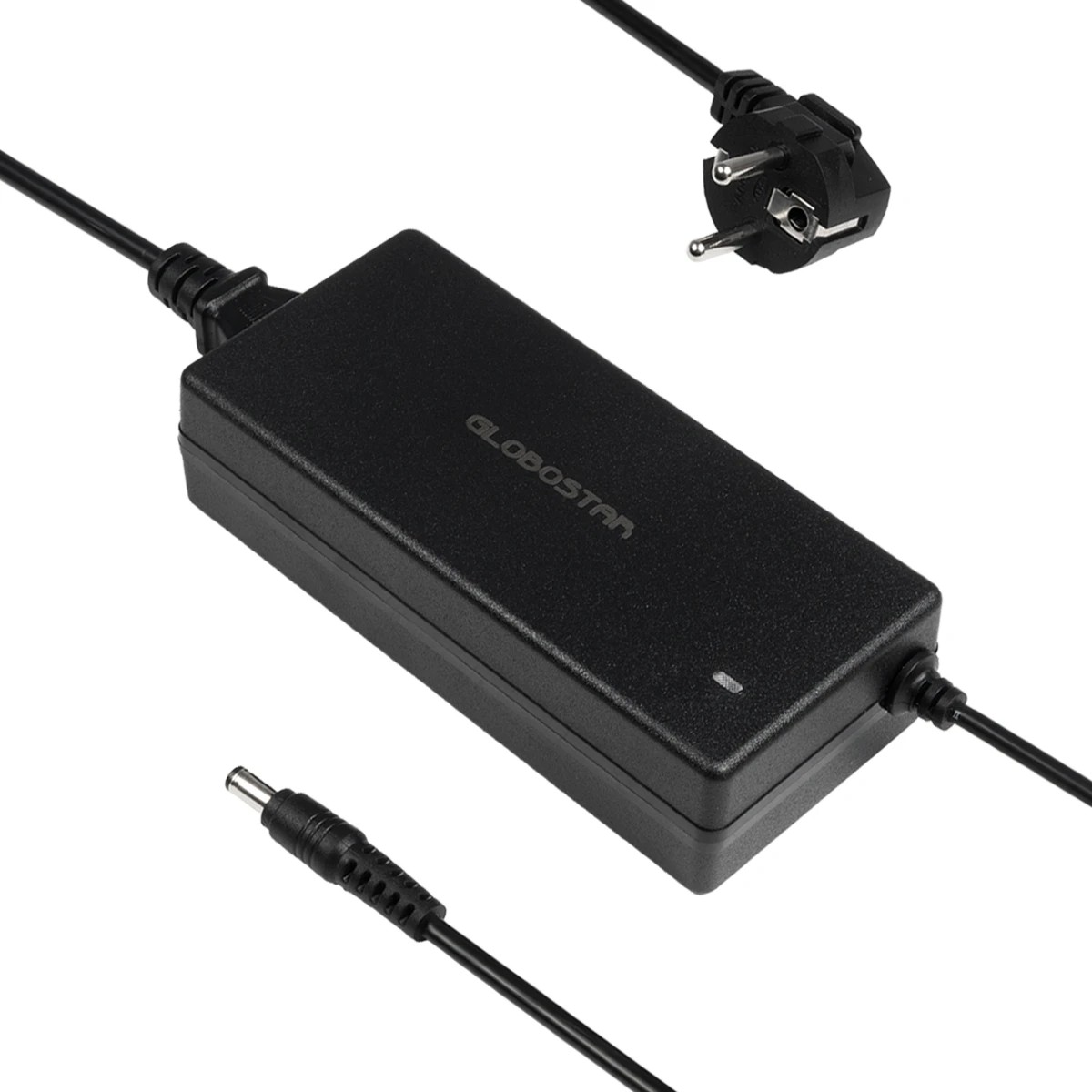 GLOBOSTAR® VOLTIX GLB-107-0004 Τροφοδοτικό/Μετασχηματιστής Class II SELV 120W 9.5A AC 220-240V σε DC 12V IP20 - Μαύρο Ματ - Μ14.2 x Π6.5 x Υ3.7cm - 3 Χρόνια Εγγύηση