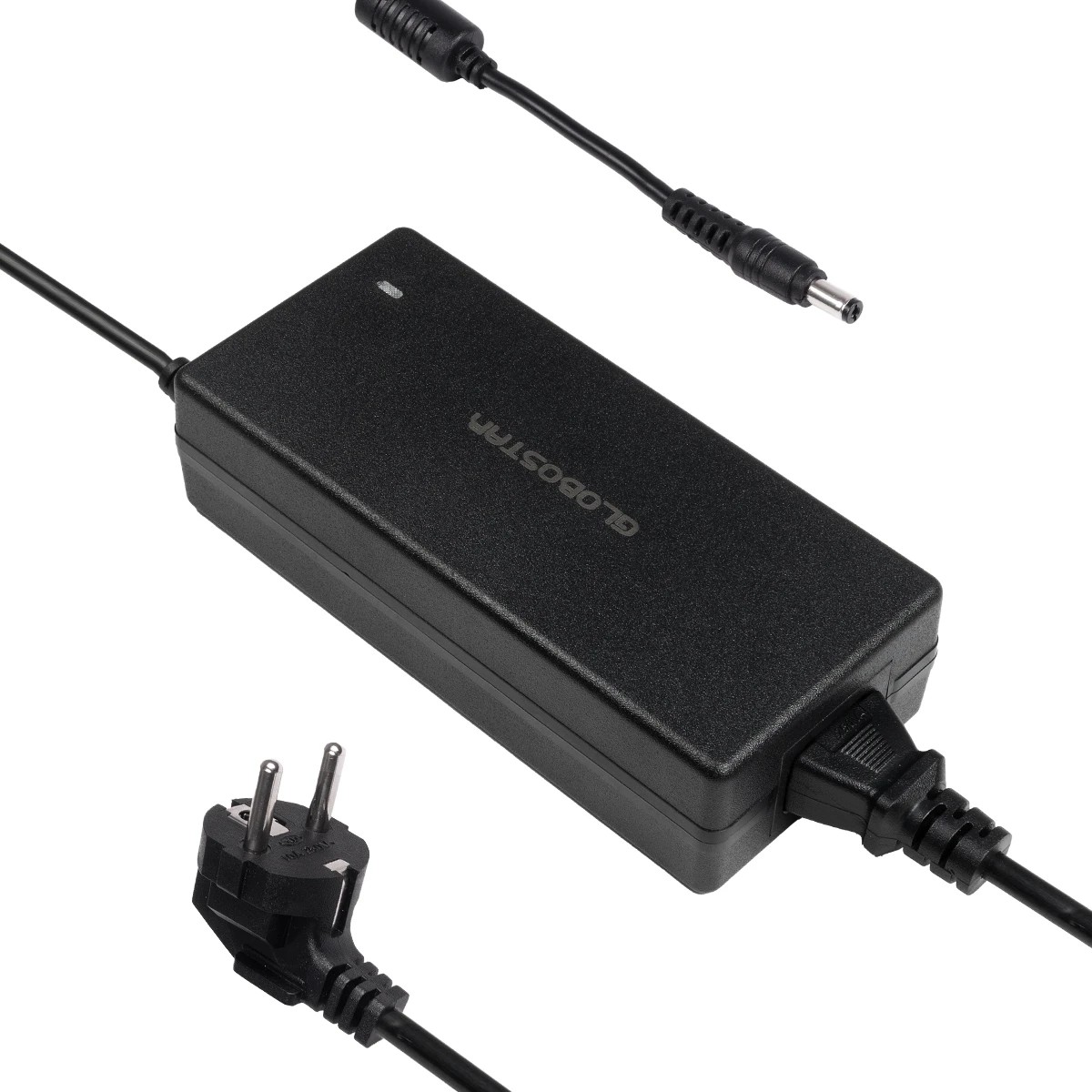GLOBOSTAR® VOLTIX GLB-107-0004 Τροφοδοτικό/Μετασχηματιστής Class II SELV 120W 9.5A AC 220-240V σε DC 12V IP20 - Μαύρο Ματ - Μ14.2 x Π6.5 x Υ3.7cm - 3 Χρόνια Εγγύηση